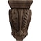 Ekena Millwork 2 1/4"W x 2 1/4"D x 4 1/4"H Extra Small Acanthus Wood Corbel, Walnut CORW02X02X04ACWA - alternate 2